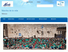 Tablet Screenshot of marchadelavida.com.mx